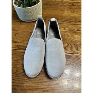 EILEEN Fisher Prosper Platform Sneaker in Leather Snow US 6.